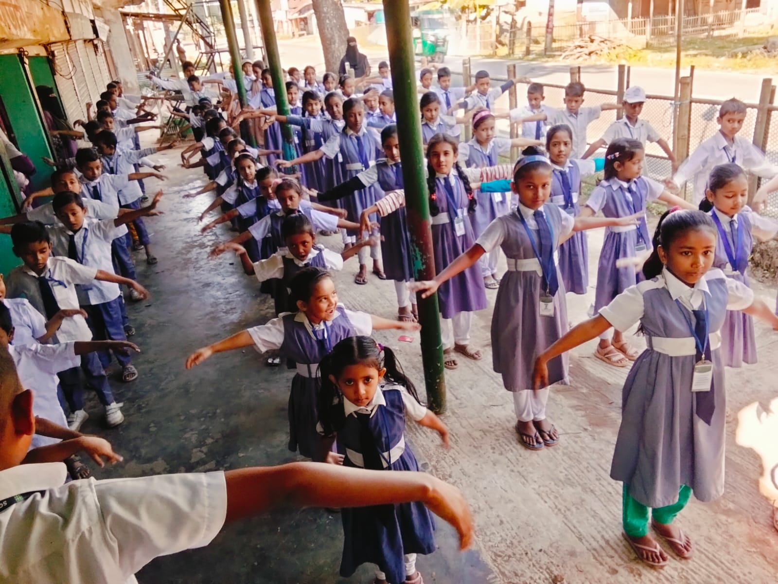 Sunset over ocean waves